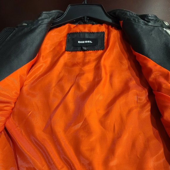 Diesel Limited Edition Motorcycle Leather Moto Jacket - Picture 10 of 12